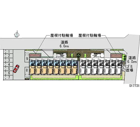 ★手数料０円★千葉市中央区蘇我５丁目 月極駐車場